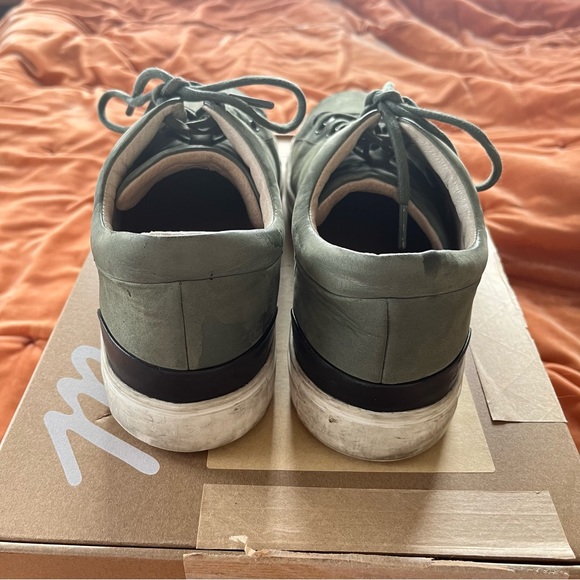 Blackstone PM 56 Battle Low Top Sneaker Green Size 45 EU/12 US - Picture 6 of 10